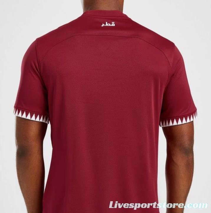 2022 Qatar Home Soccer Jersey