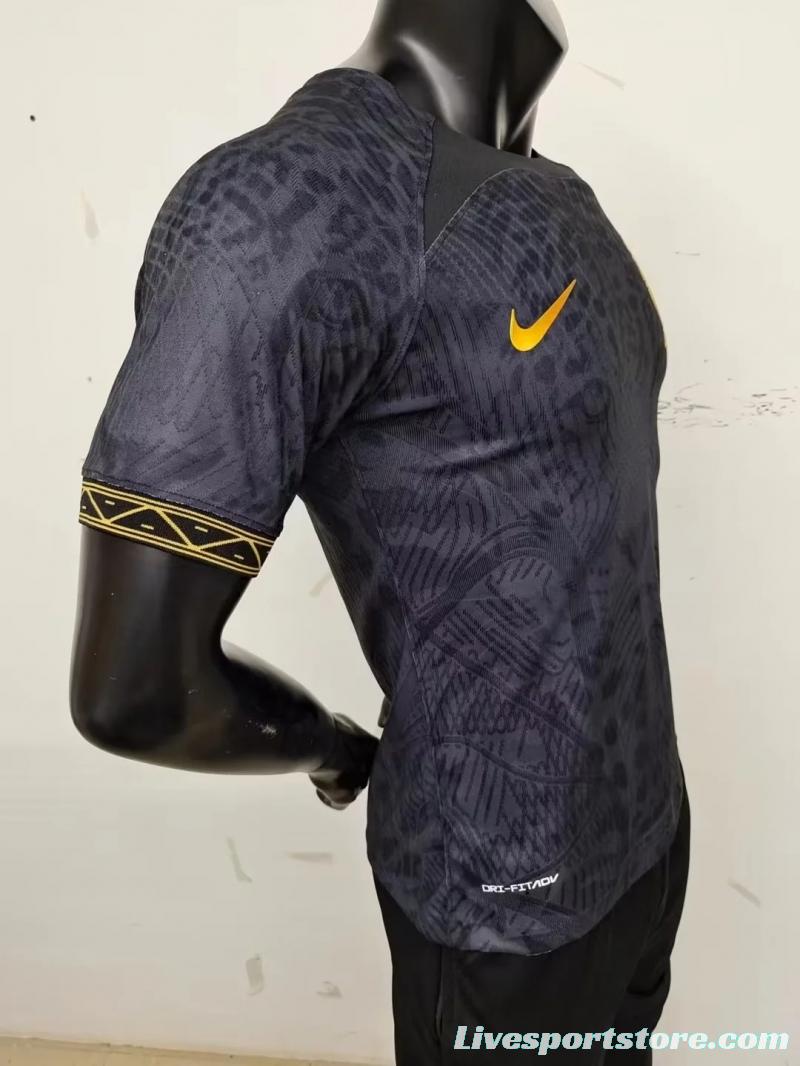 2022 Brazil Black Special Version Soccer Jersey