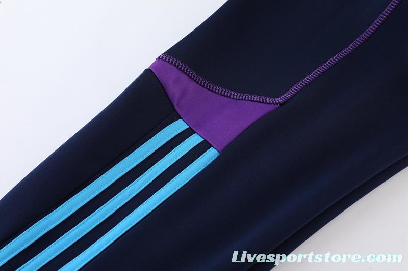 2022 Argentina Navy Full Zipper Tracksuit