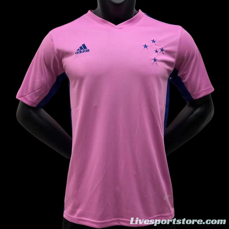 22/23 Cruzeiro Pink October Jersey