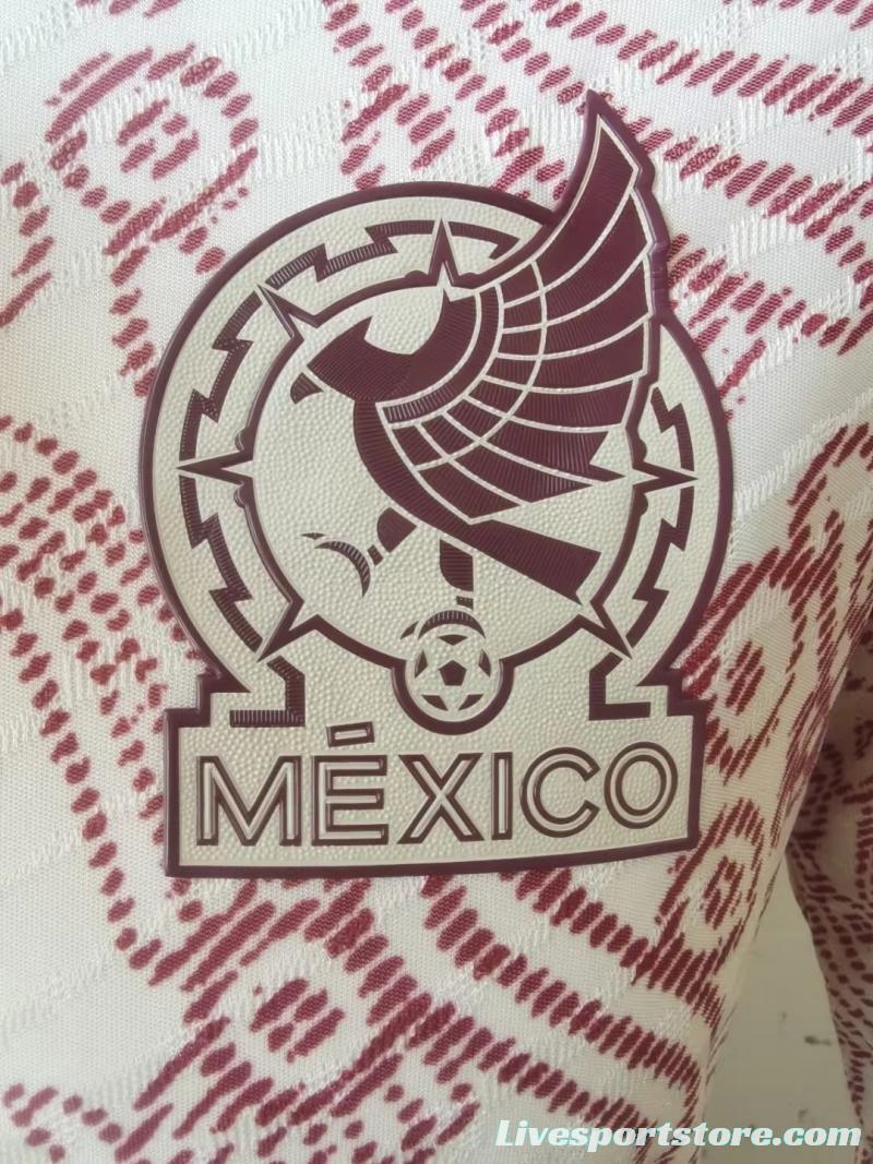 Player Version 2022 Mexico Away Long Sleeve Jersey