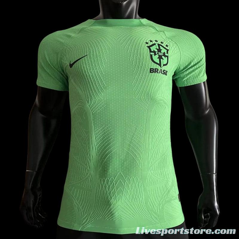 Player Version 2022 Brazil Green Pre-Match Jersey