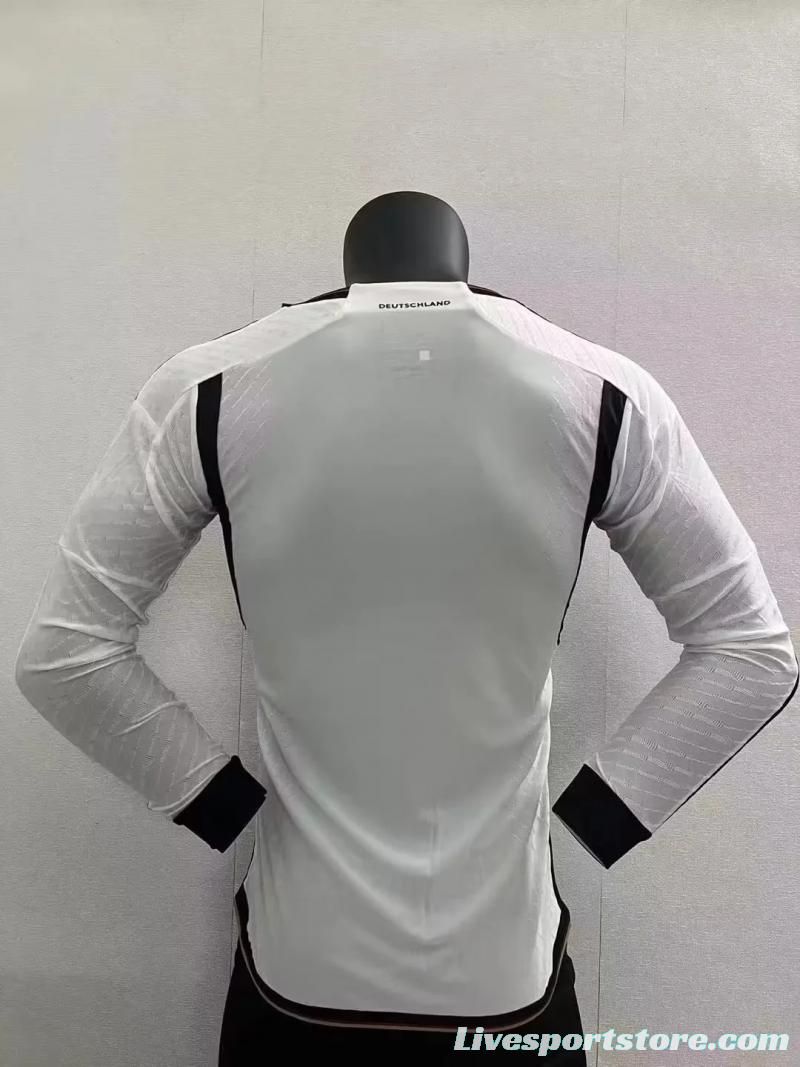 Player Vision 2022 Germany Home Long Sleeve Jersey