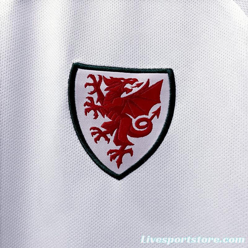 2022 Wales Away White Jersey