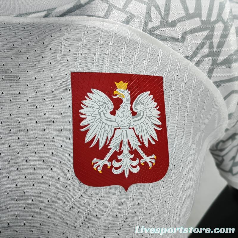 Player Version 2022 Poland Home Jersey