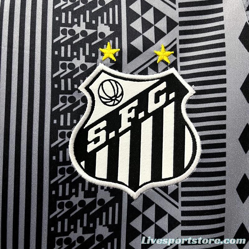 22/23 Santos Third Black Jersey