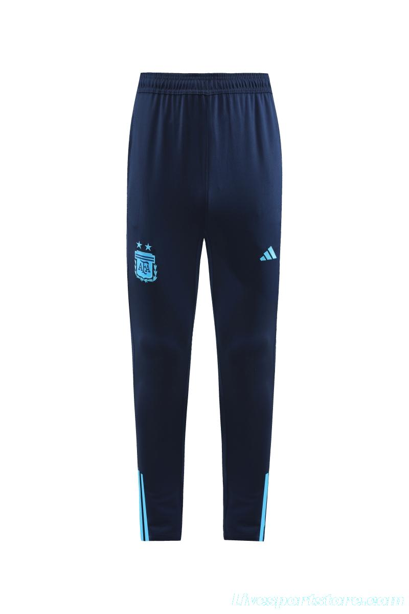 2022 Argentina Sky Blue Zipper Tracksuit