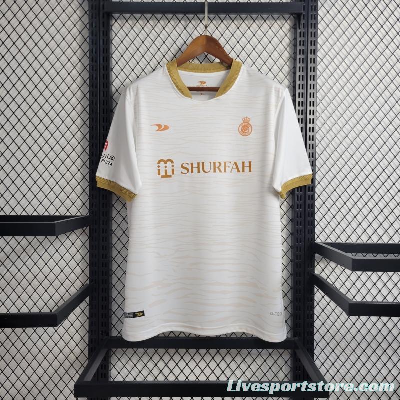 22 23 Al-Nassr FC Third White Jersey