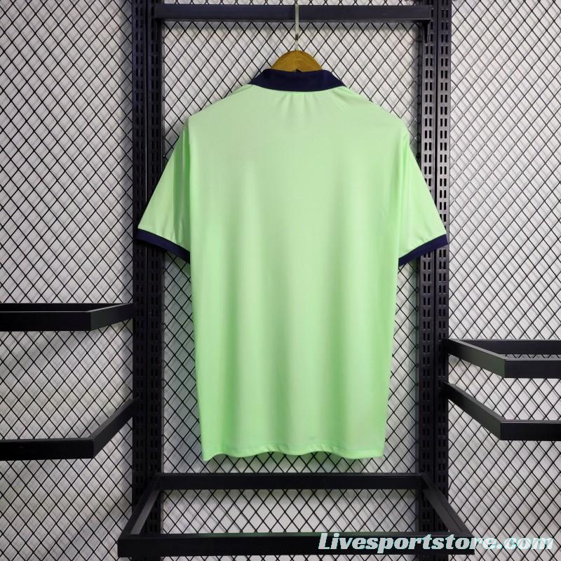 2023 Brazil Light Green POLO Jersey