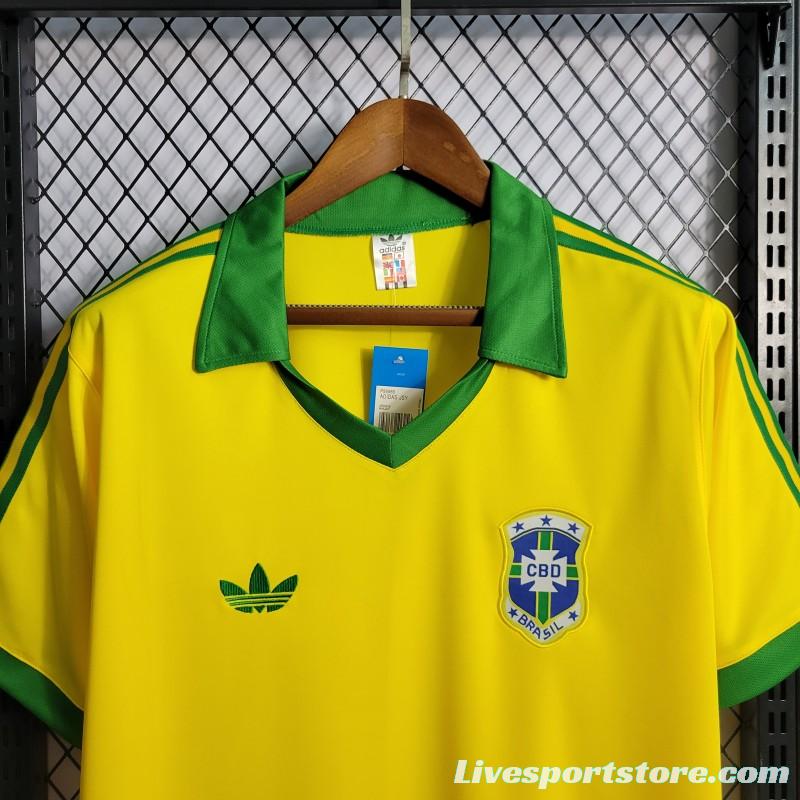 Retro 1997 Brazil Home Jersey