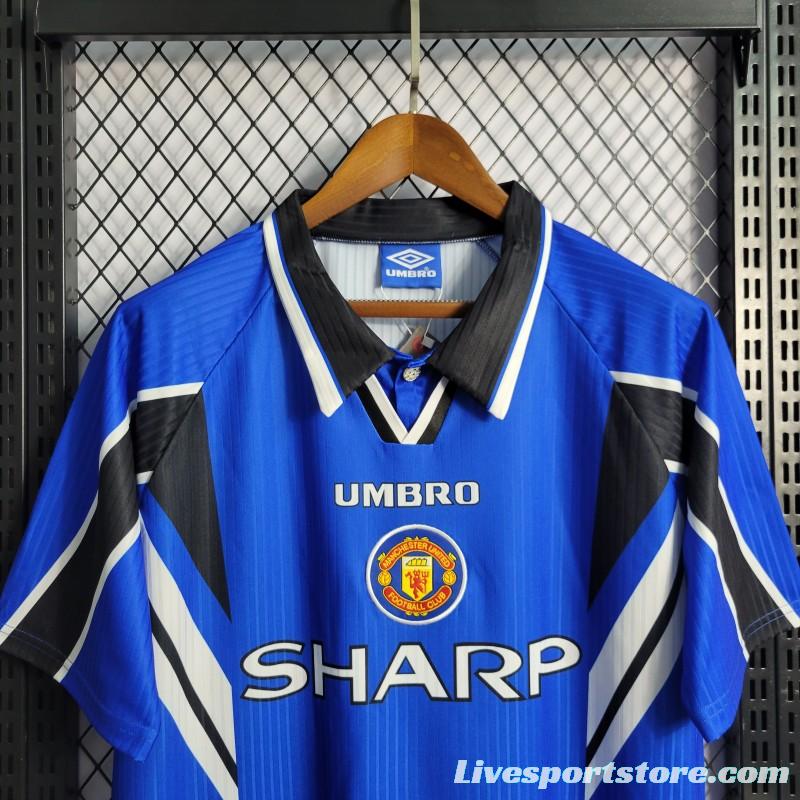 Retro 96-97 Manchester United Away Jersey