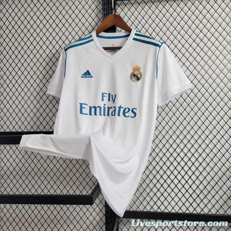 Retro 17/18 Real Madrid Home Jersey