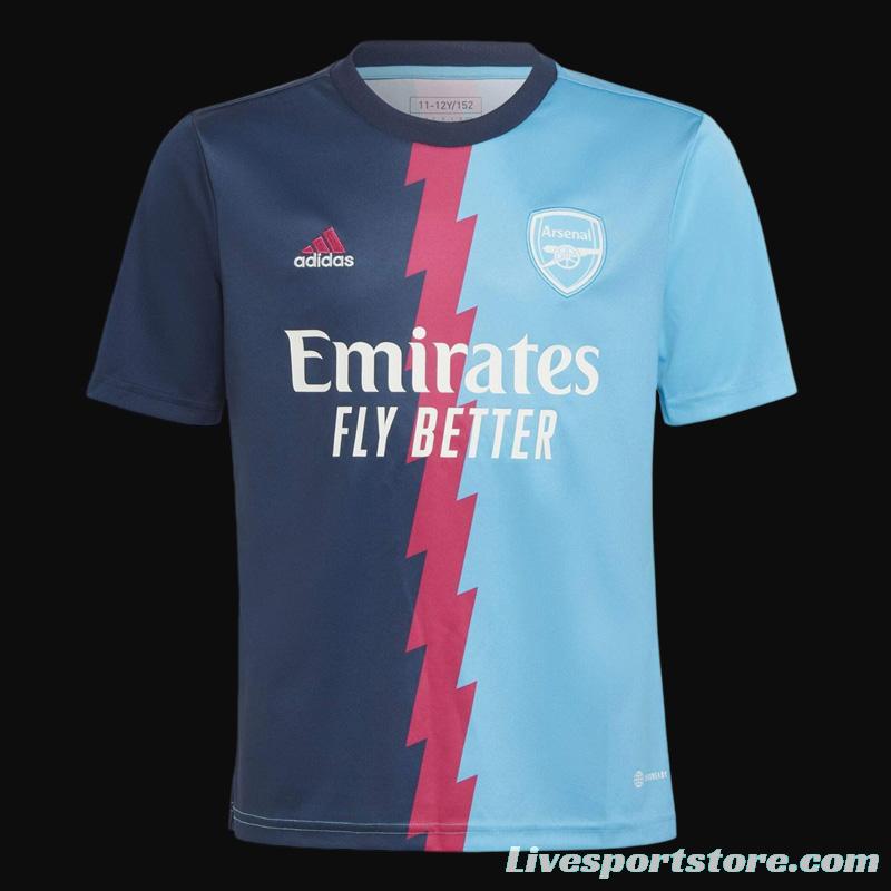 22/23 Arsenal Blue Pre-Match Jersey