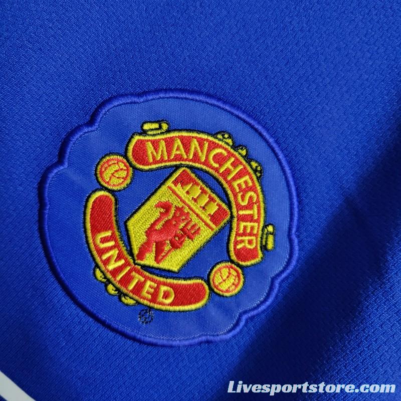 Retro 08/09 Manchester United Third Blue Jersey