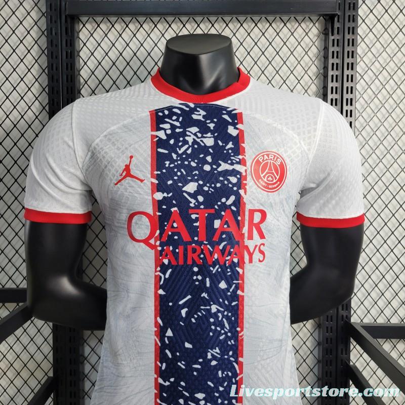 Player Version 23-24 PSG Training White Jersey