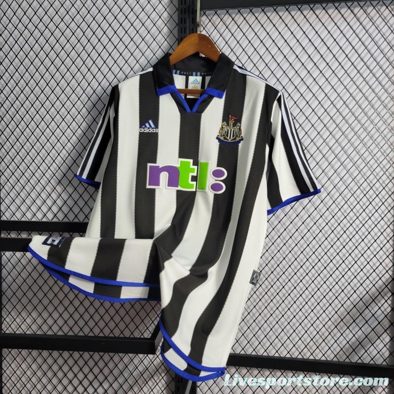 Retro 2000-01 Newcastle Home Soccer Jersey