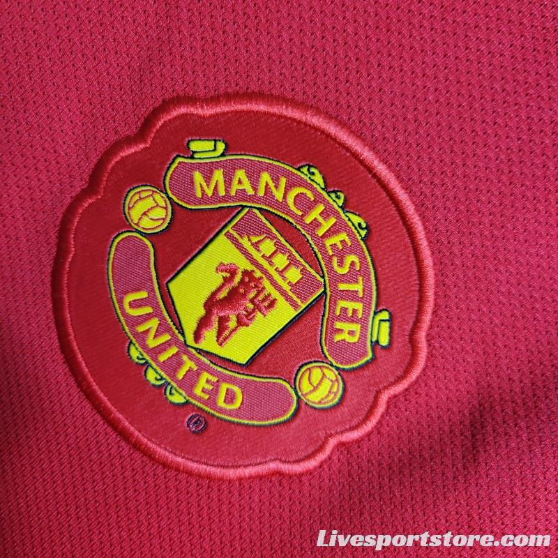 Retro 10-11 Manchester United Home Jersey