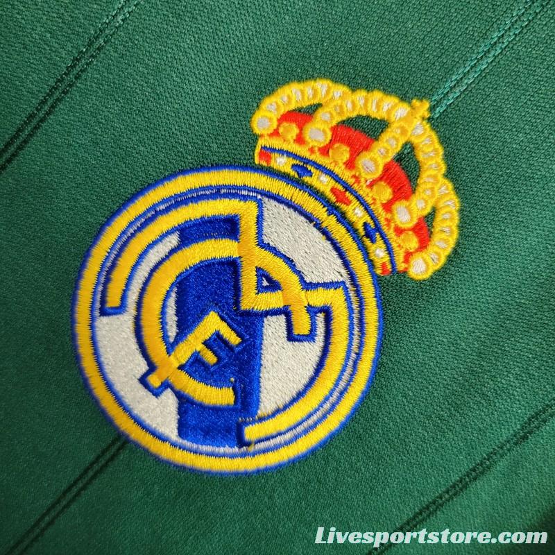 Retro Long Sleeve 2012/13 Real Madrid Third Green Jersey