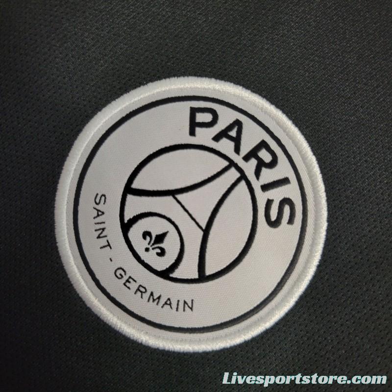 Retro Long Sleeve 18-19 PSG Black Champions League Jersey