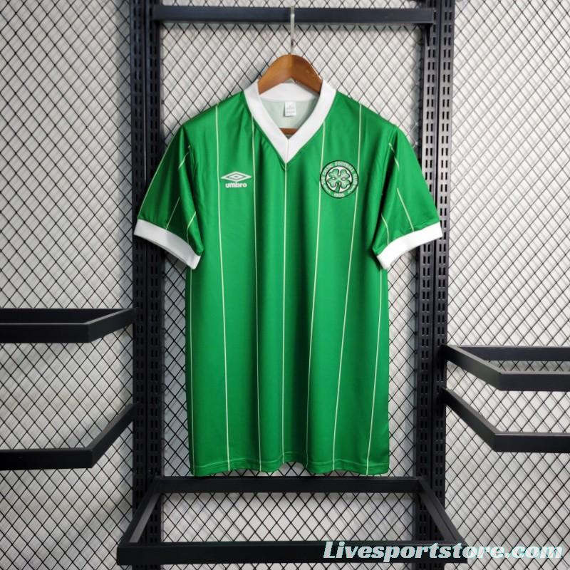 Retro 1984/86 Celtics 2 Away Game Soccer Jersey