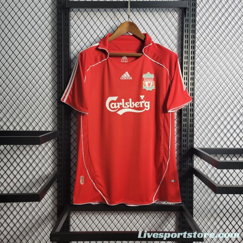 Retro 2006/07 Liverpool Home Jersey