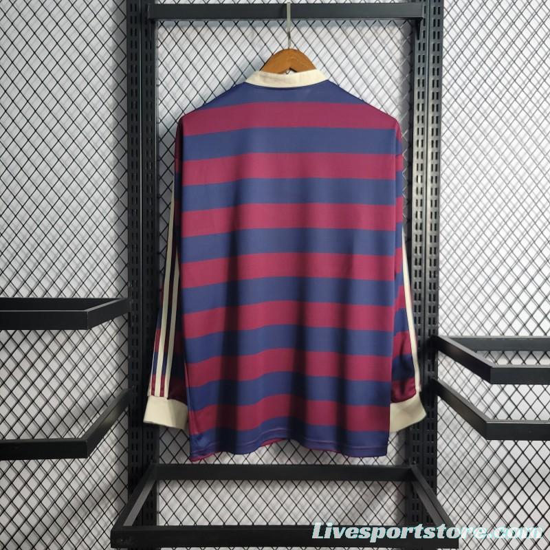 Retro1995-96 Long Sleeve Newcastle Away Soccer Jersey