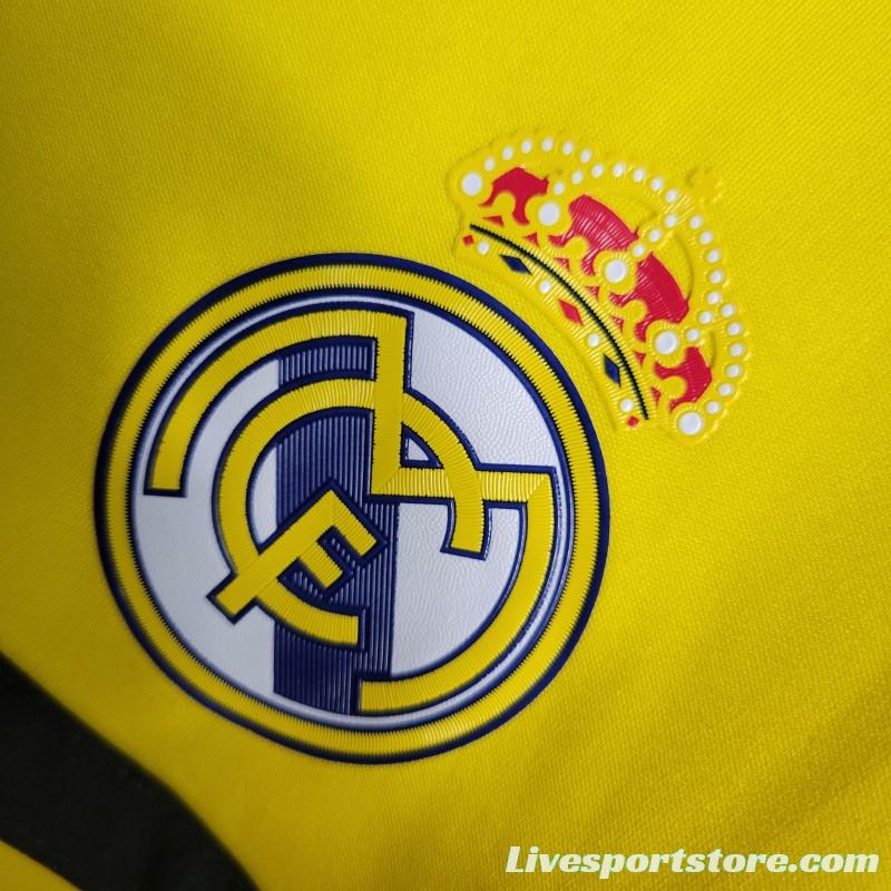 Retro 2011/12 Real Madrid Yellow Goalkeeper Jersey