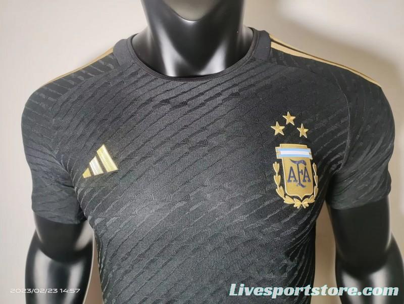 Player Version 3 Argentina 2022 Argentina Black Special Jersey