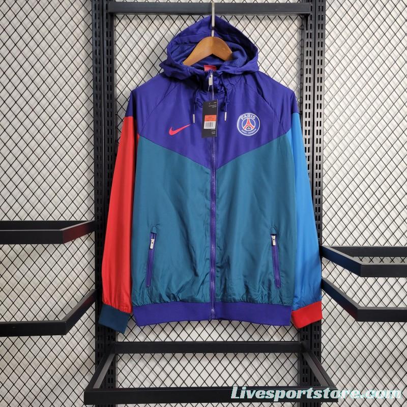 2223 PSG Blue Navy Windbreaker