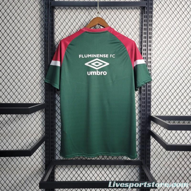 23-24 Fluminense Celestial Training Jersey Green+Red