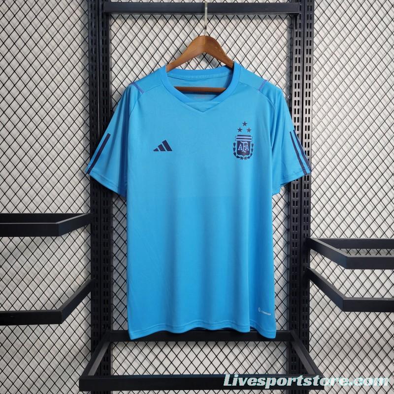 2023 Argentina Training Blue Jersey