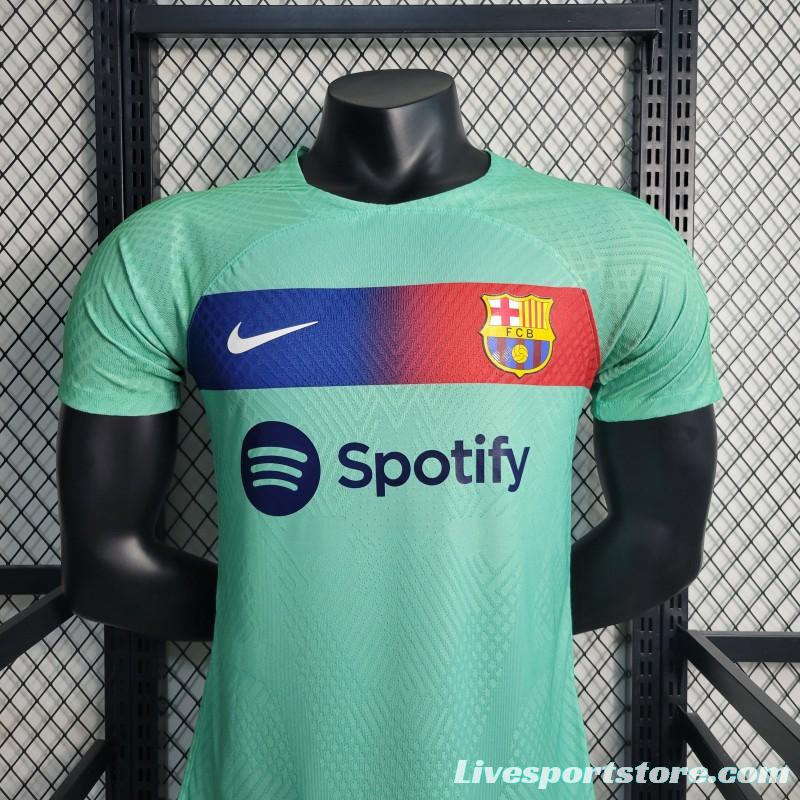 Player Version 23-24 Barcelona Green Special Jersey