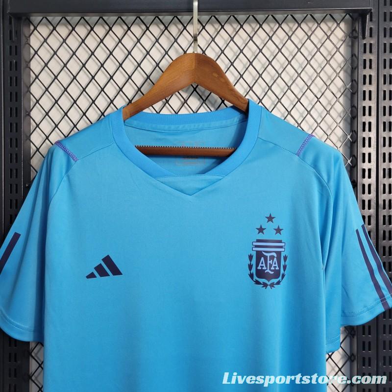 2023 Argentina Training Blue Jersey