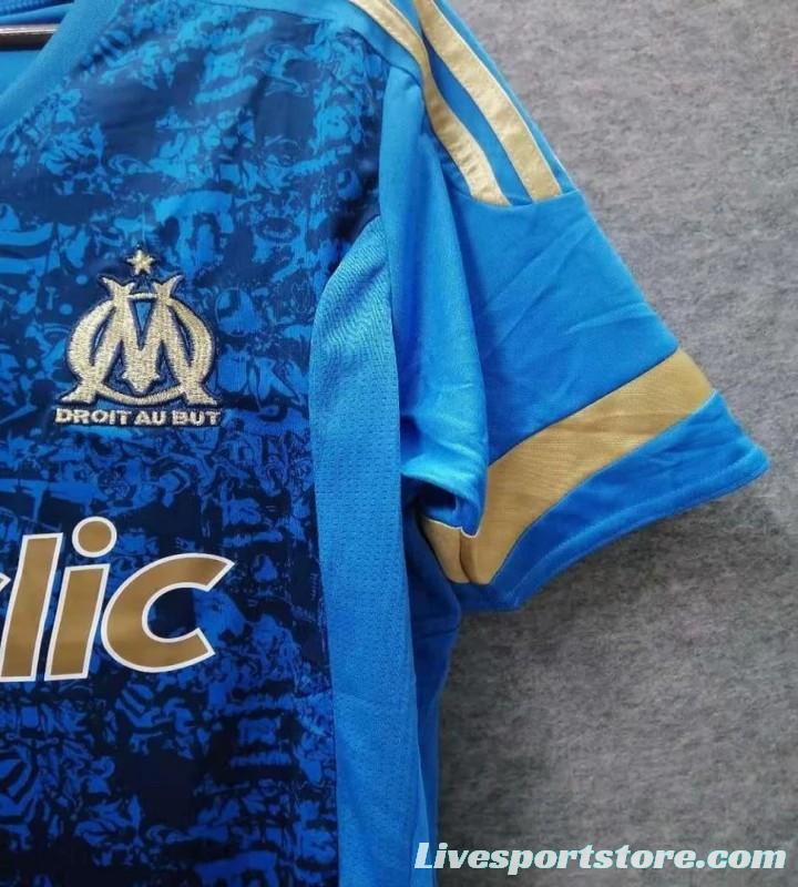 Retro 11/12 OLYMPIQUE MARSEILLE Away Blue Jersey