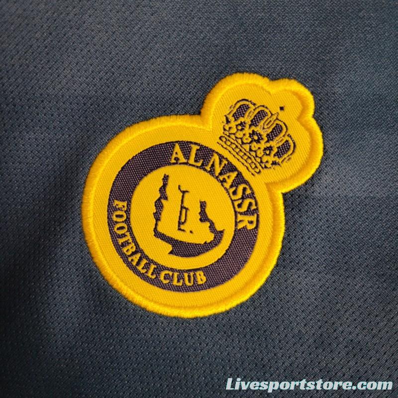 22-23 Kids Al-Nassr FC Away Jersey Size 16-28