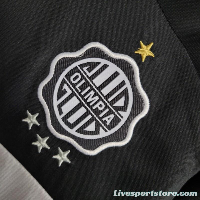 23-24 Kids Club Olimpia Away Black Jersey Size 16-28