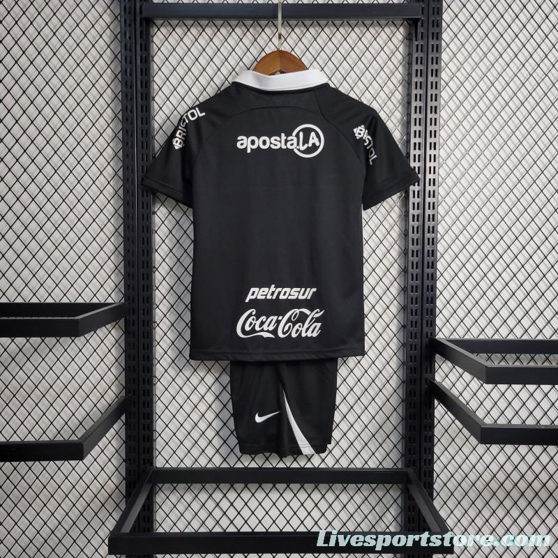 23-24 Kids Club Olimpia Away Black Jersey Size 16-28