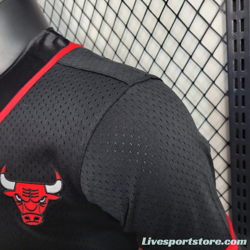 NBA Bull Stadium Black Jersey