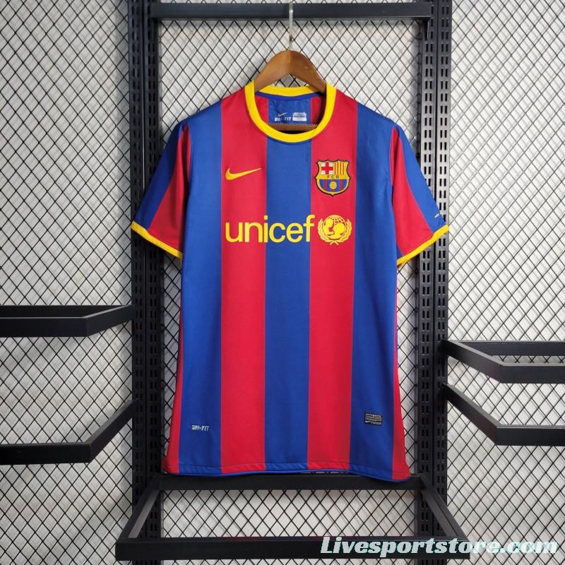 Retro 10/11 Barcelona Home Jersey