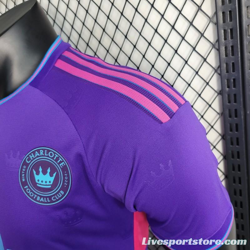 Player Version 23-24 Charlotte Away Purple Jersey