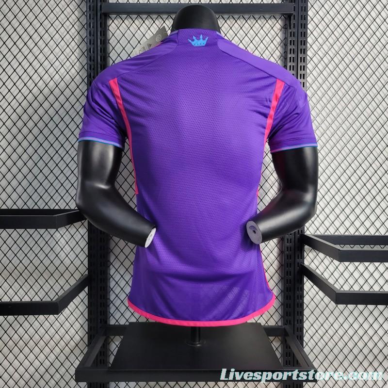 Player Version 23-24 Charlotte Away Purple Jersey