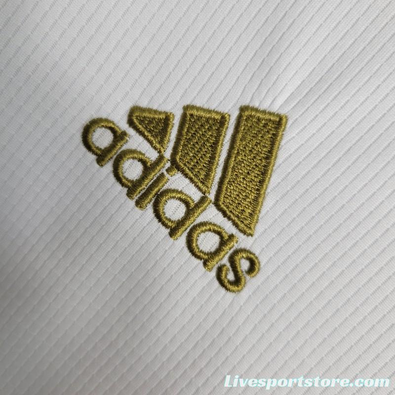 Retro19-20 Real Madrid Home Long Sleeve Jersey