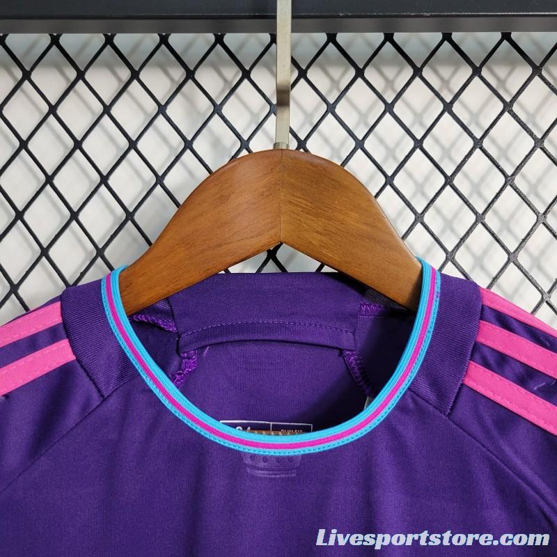 23-24 KIDS Charlotte Away Purple Jersey Size 16-28