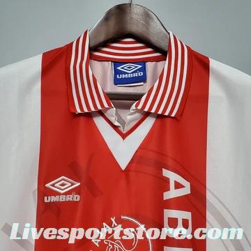 Retro 95/96 Ajax Home Jersey