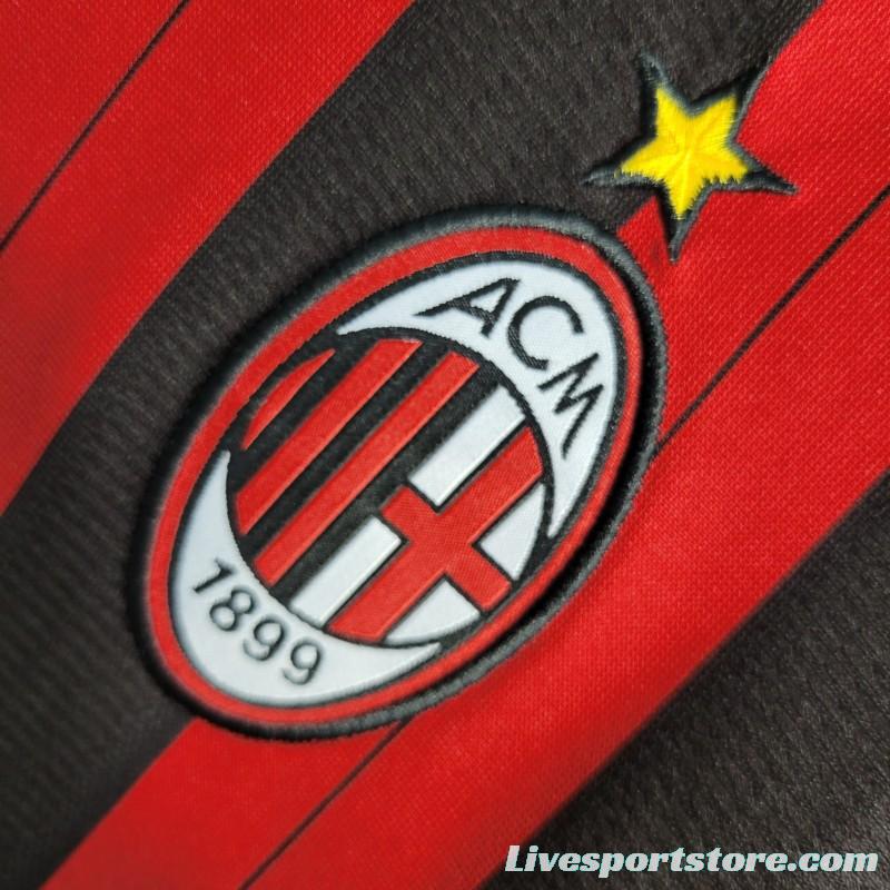 Retro 2013-14 AC Milan Home Jersey