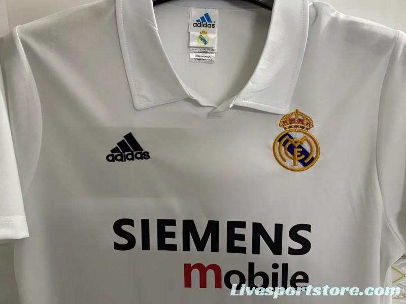 Retro 02/03 Real Madrid Home Century Jersey