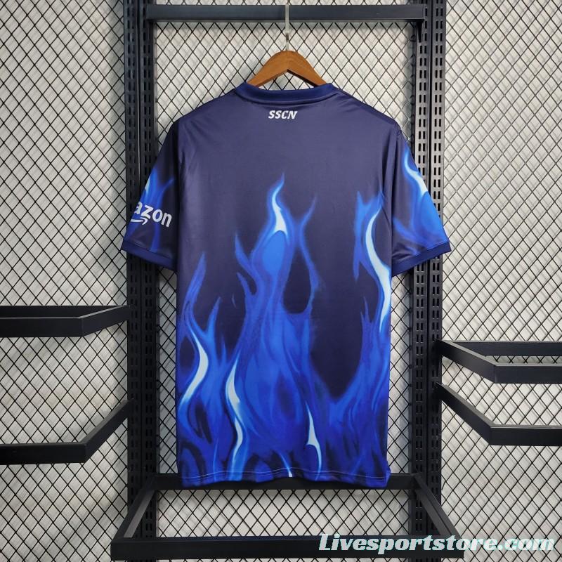 23-24 Napoli Flame Blue Jersey