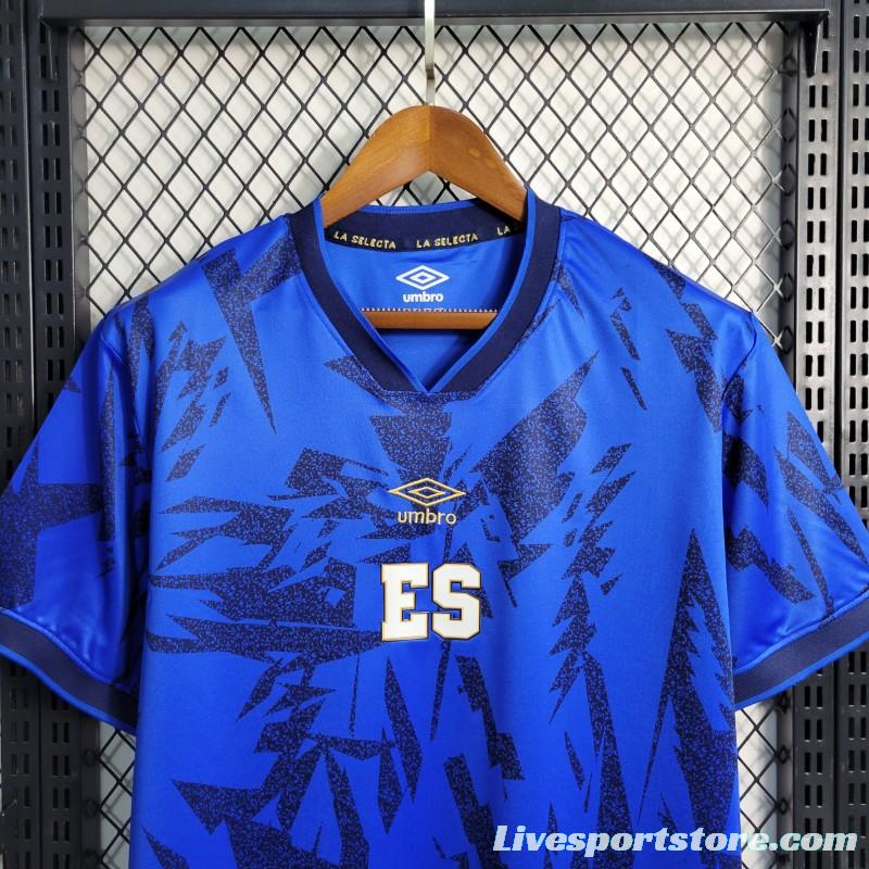 2023 El Salvador Home Soccer Jersey