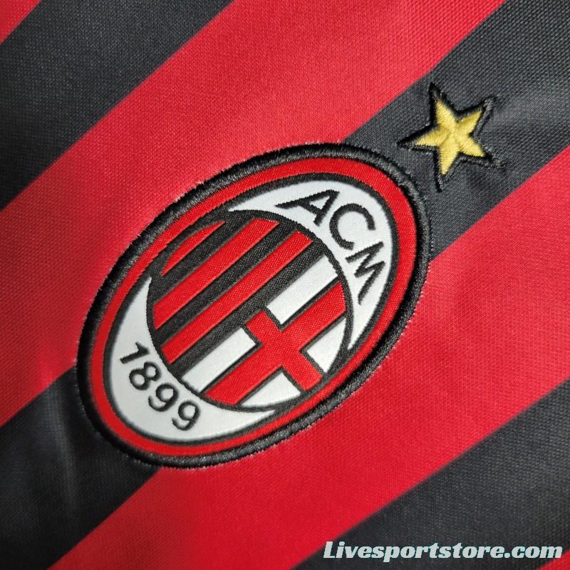 Retro 16-17 AC Milan Home Soccer Jersey