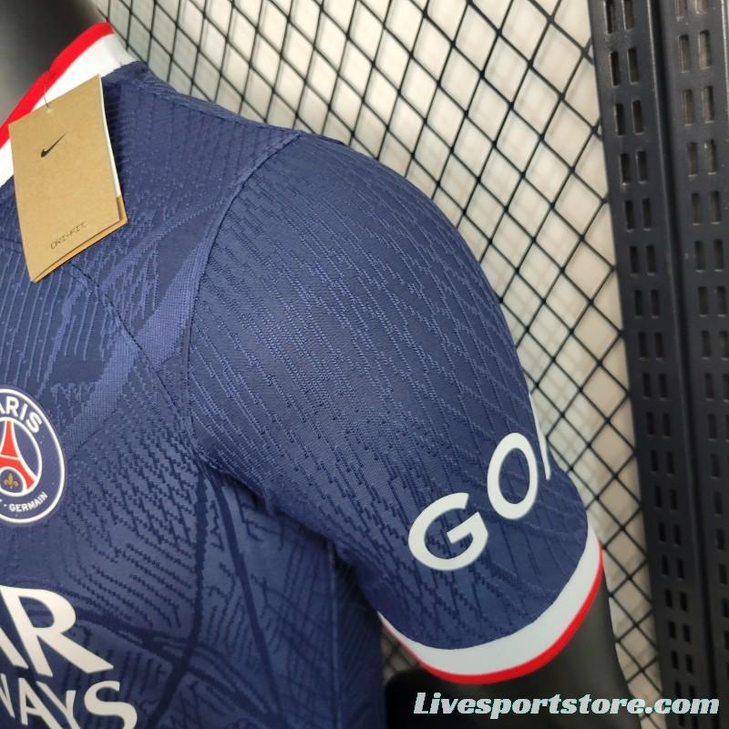 Player Version 23-24 PSG Navy Training Jersey